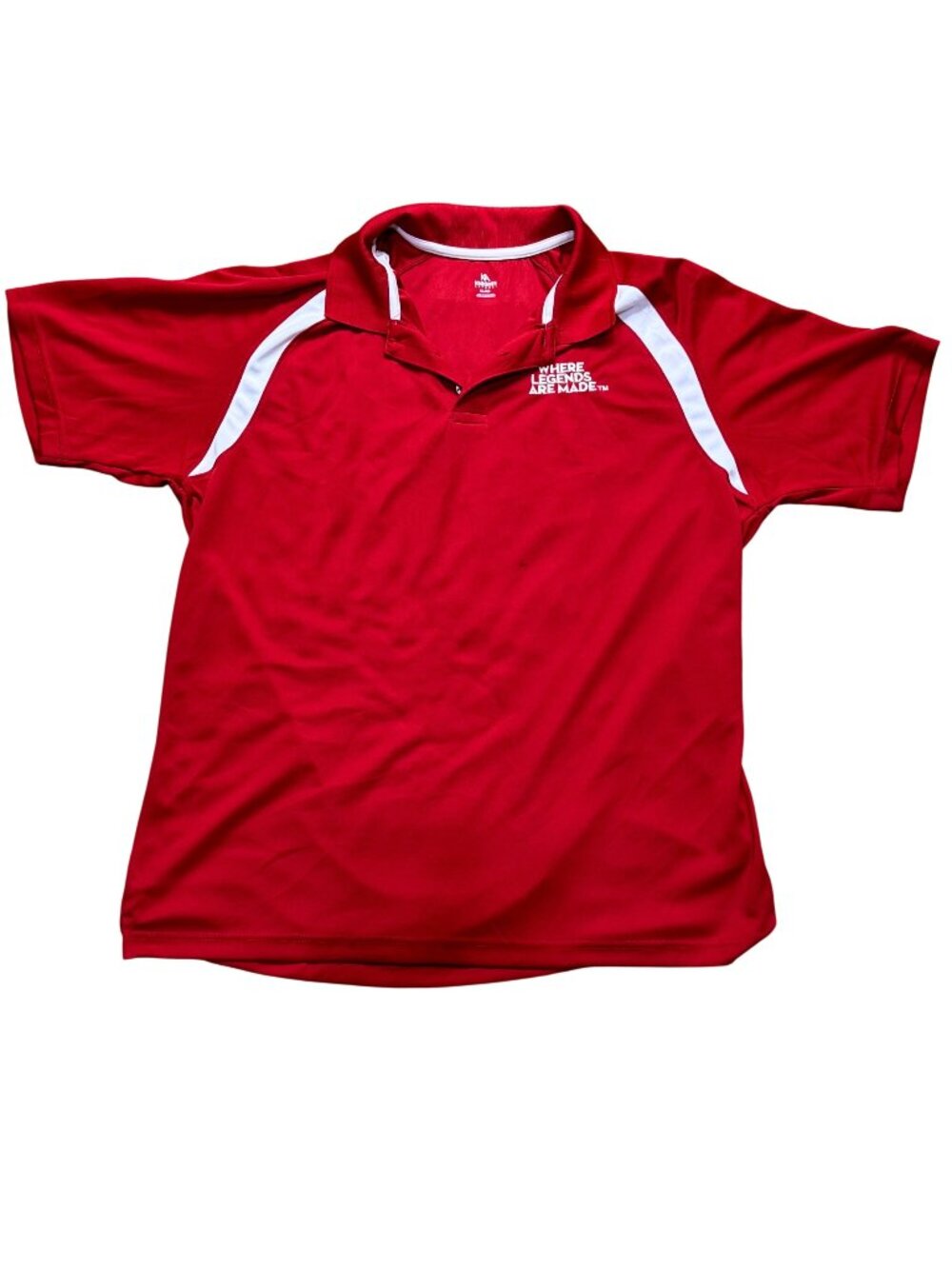 Alabama Crimson Tide Red Polo Shirt XL "Where Legends Are Made" Embroidered Logo